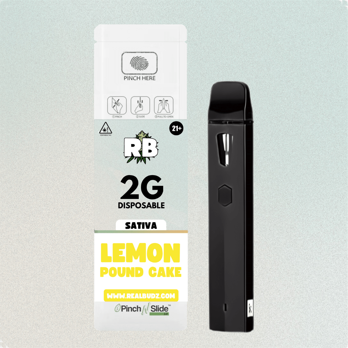 2G Lemon Pound Cake Live Resin Disposable image 0