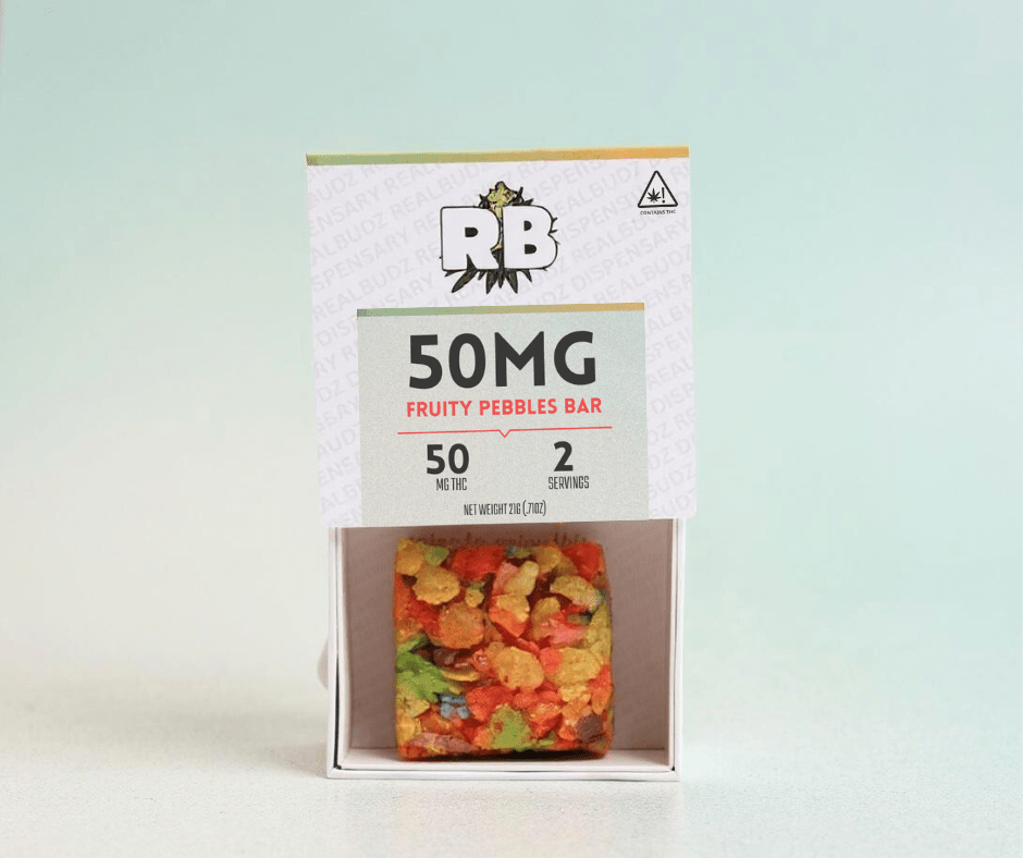 Fruity Pebbles Rice Crispy Treat | 50MG image 0