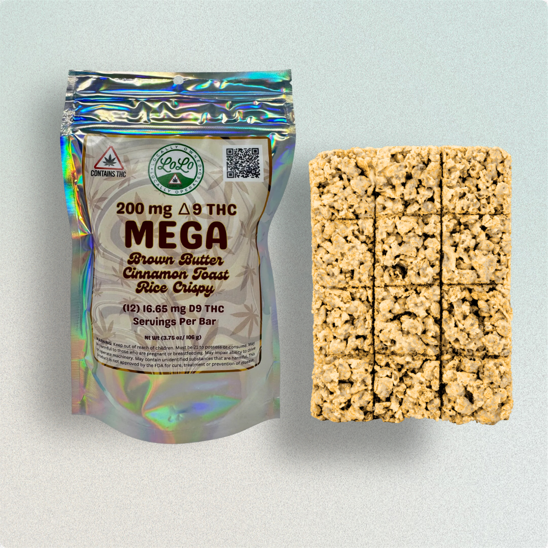 Mega Brown Butter Cinnamon Toast Rice Crispy Treat | 200MG