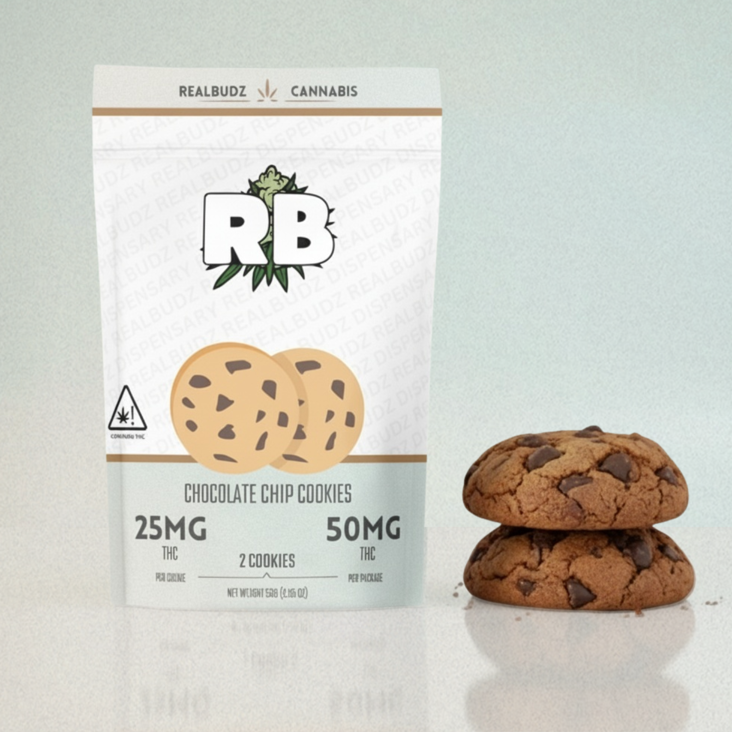 50mg Chocolate Chip Cookies