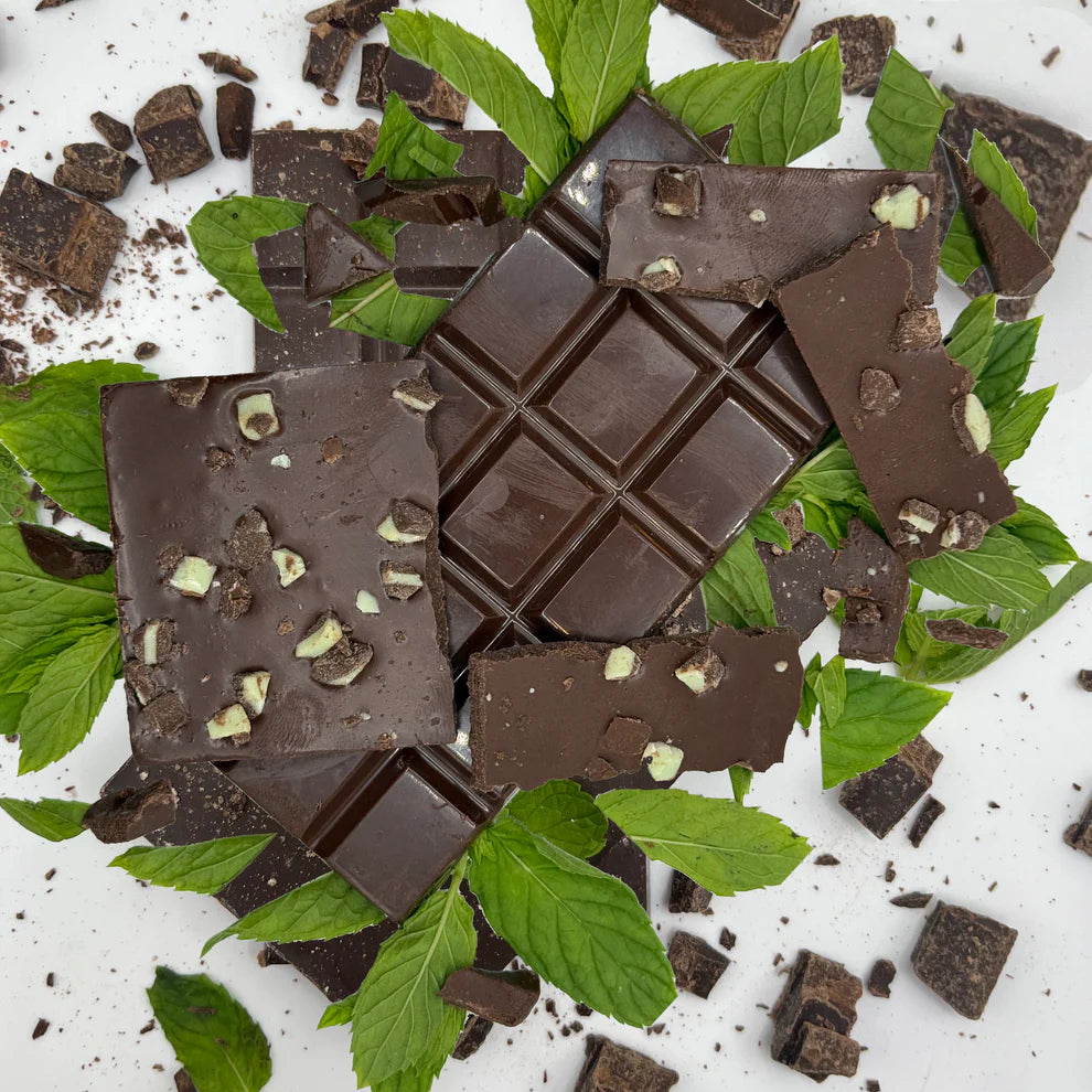 Magic Mushroom Chocolate Bar - Mint Dark Chocolate