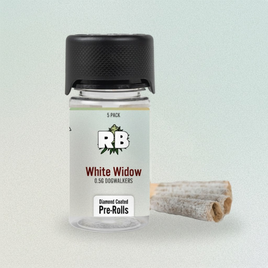Mini Diamond Dogwalkers | White Widow
