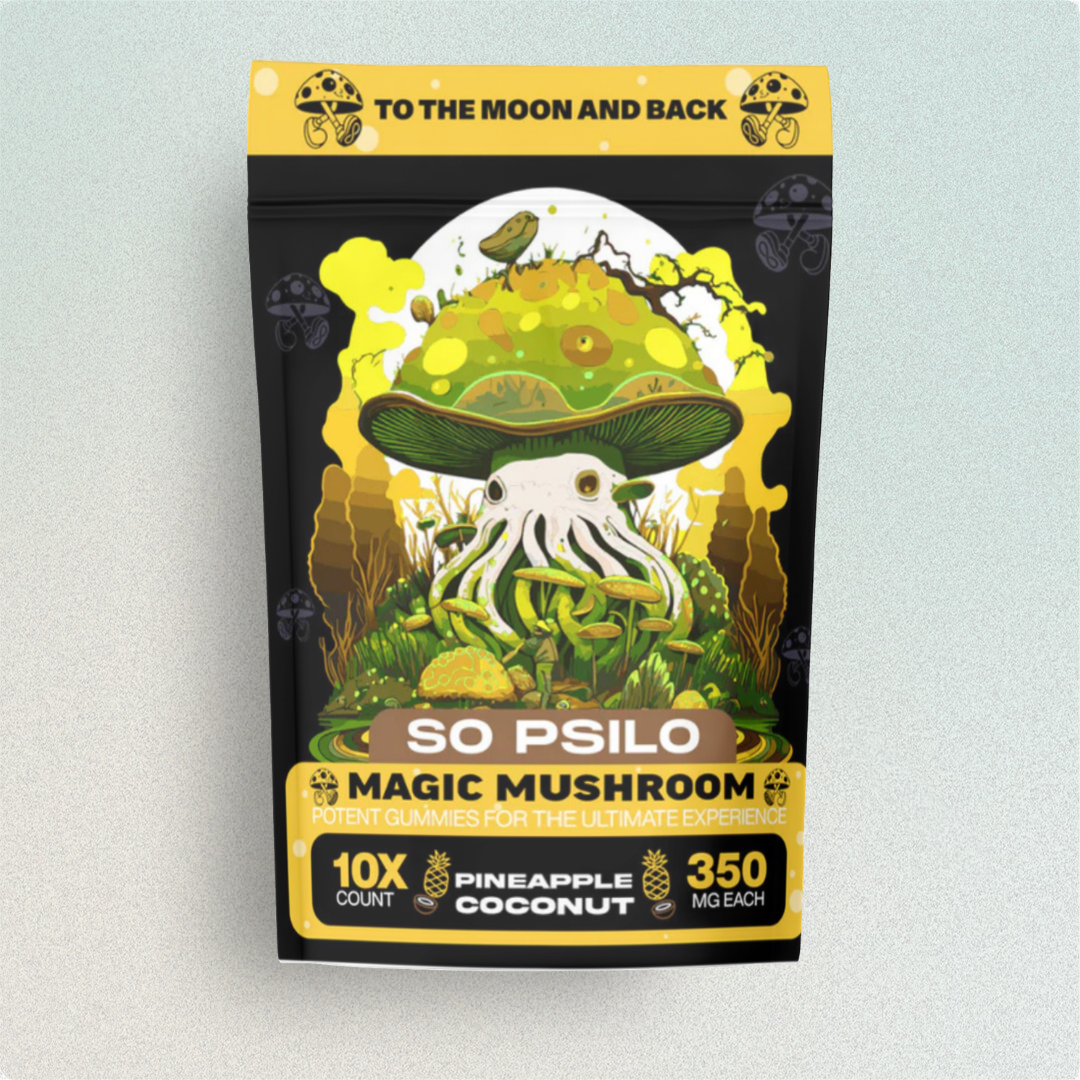 10 Pack Magic Mushroom Gummies | Pineapple Coconut