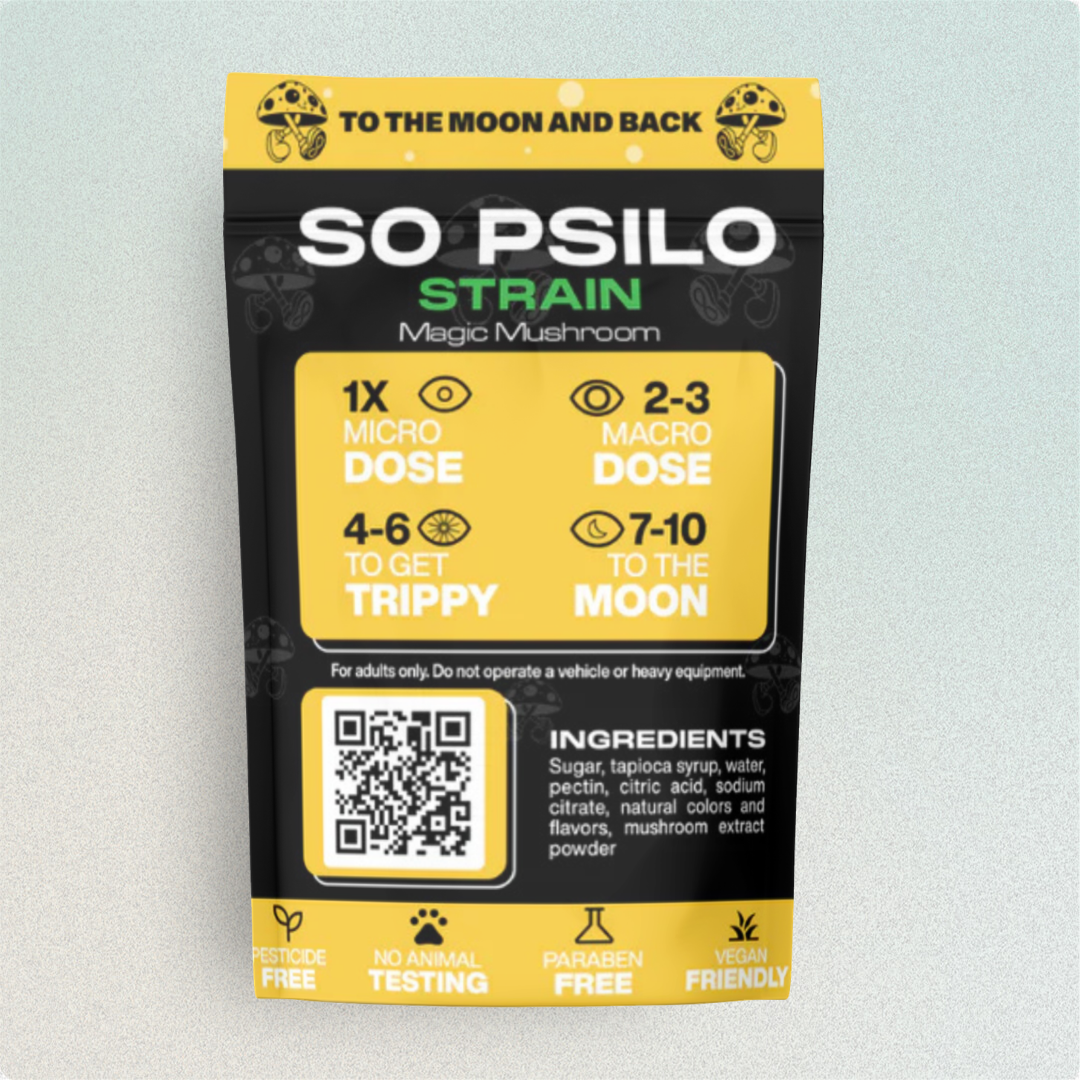 10 Pack Magic Mushroom Gummies | Pineapple Coconut