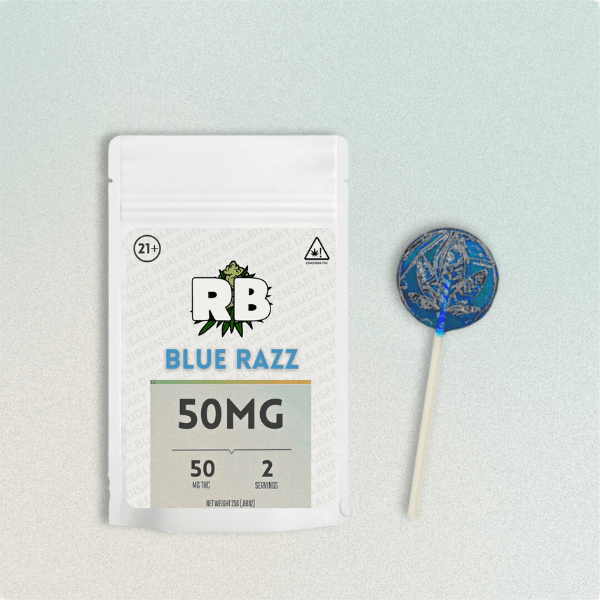 50MG Infused Suckers | Flavors - Blue Raspberry image