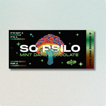 Magic Mushroom Chocolate Bar - Mint Dark Chocolate image 0